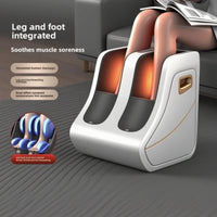 Foot & Calf Massager Heat Plantar Relief Circulation Shiatsu Deep Kneading Compression Adjustable for Women and Men Factory Sale