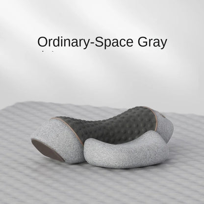 Cervical Pillow Electric Massager Hot Compress Vibration Massage Sleeping Memory Foam Pillow Spine Support Relaxation Treatment