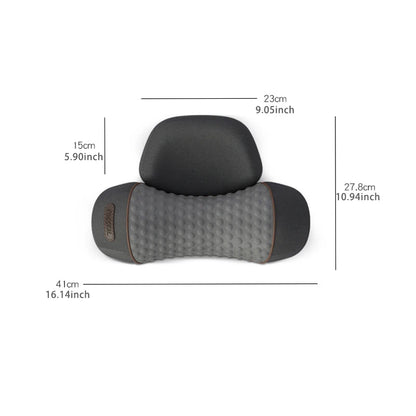 Cervical Pillow Electric Massager Hot Compress Vibration Massage Sleeping Memory Foam Pillow Spine Support Relaxation Treatment
